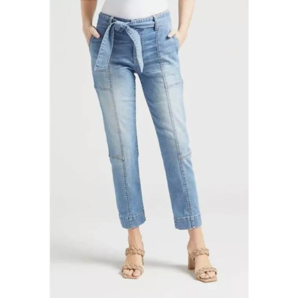 Kut From The Kloth Blue Reese High Rise Ankle Straight Leg Jeans Women's Size 4